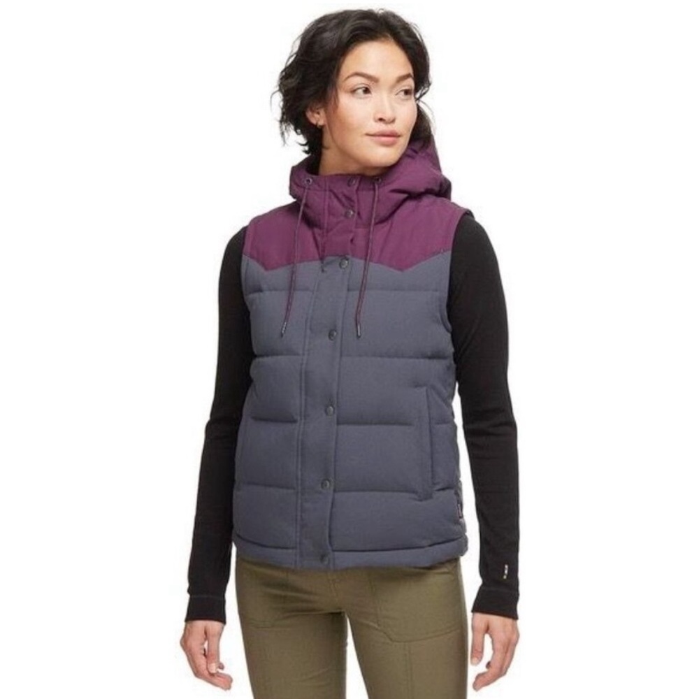 Patagonia Purple & Gray Puffer Vest